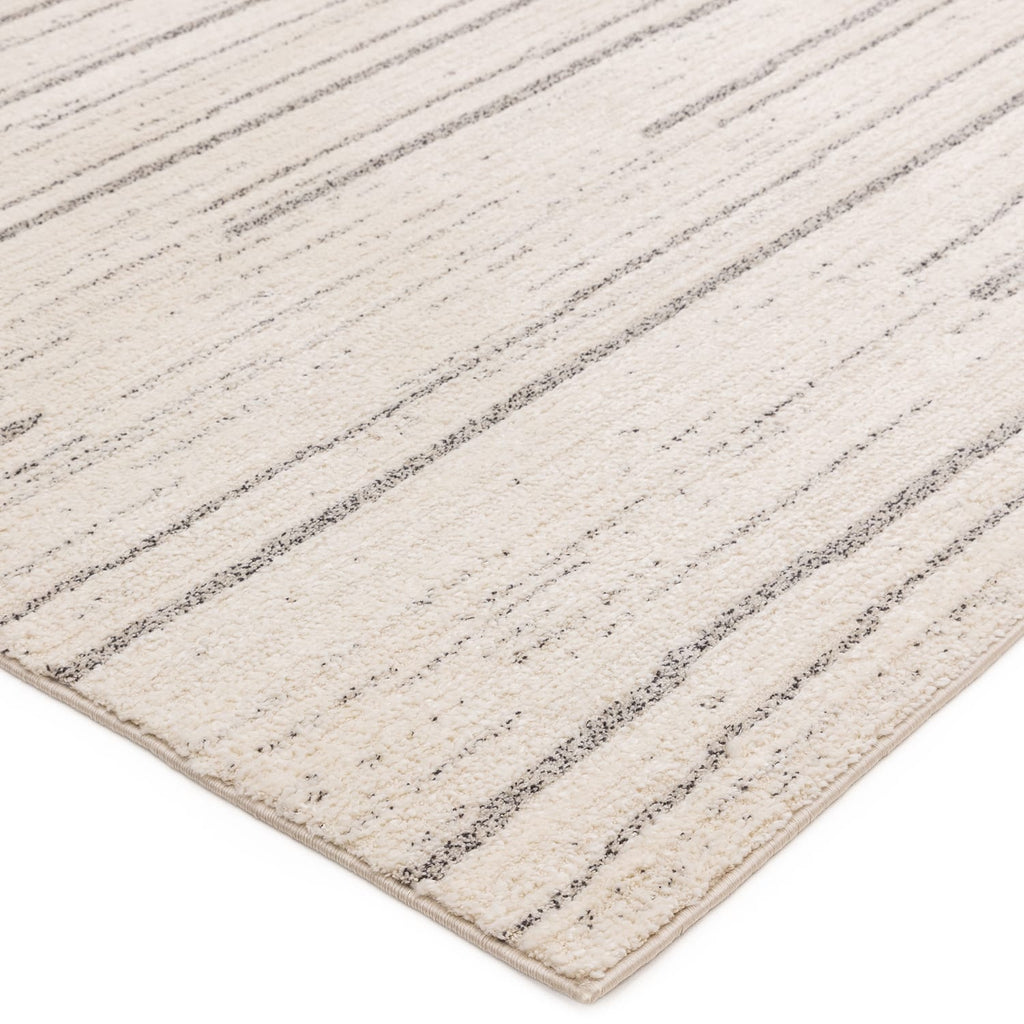 The Rug Edit Oslo Broken Stripes Rug OS05 - Cream/Grey, product image 5