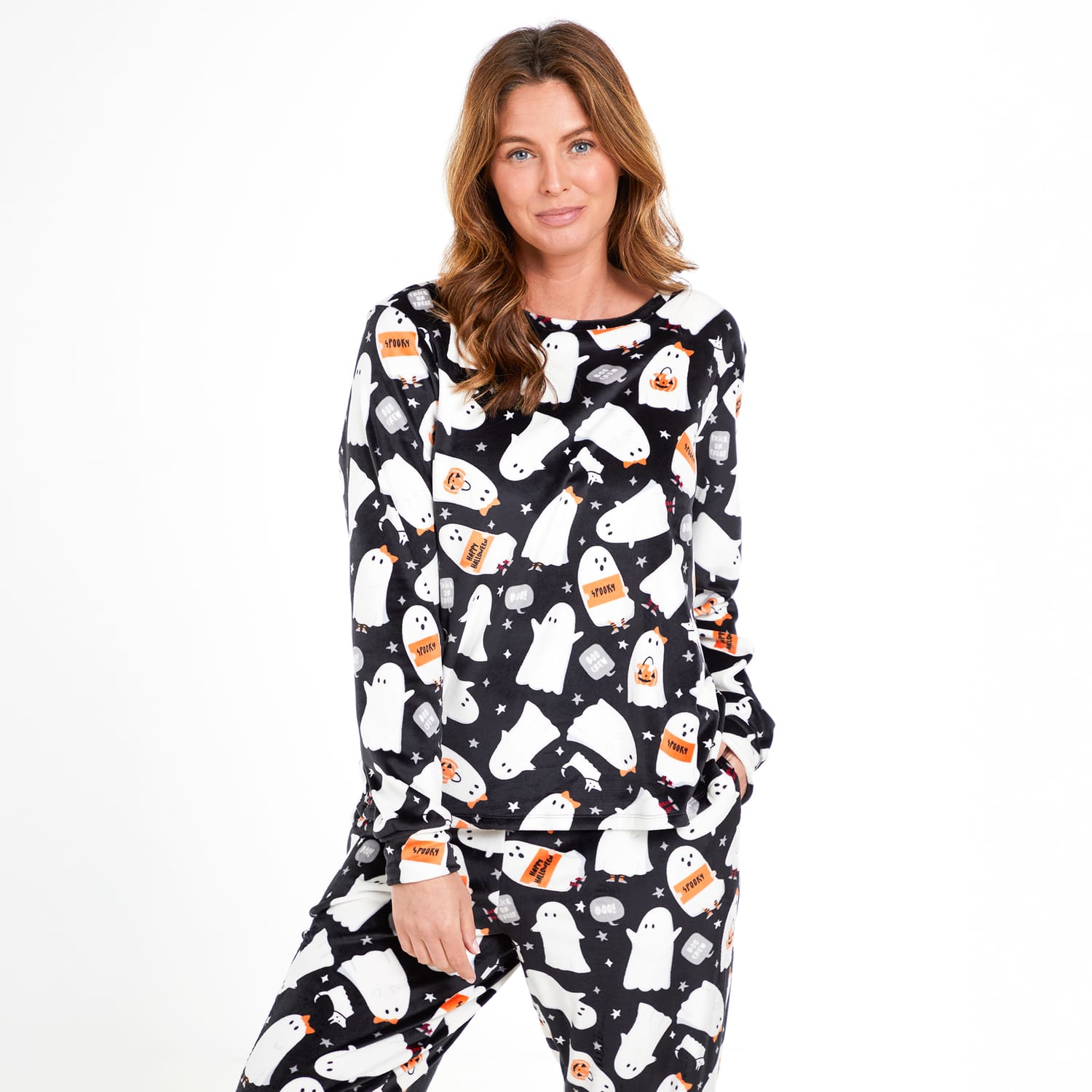 Hallow Scream By Originals Ladies Ghost Pyjamas, product image 2