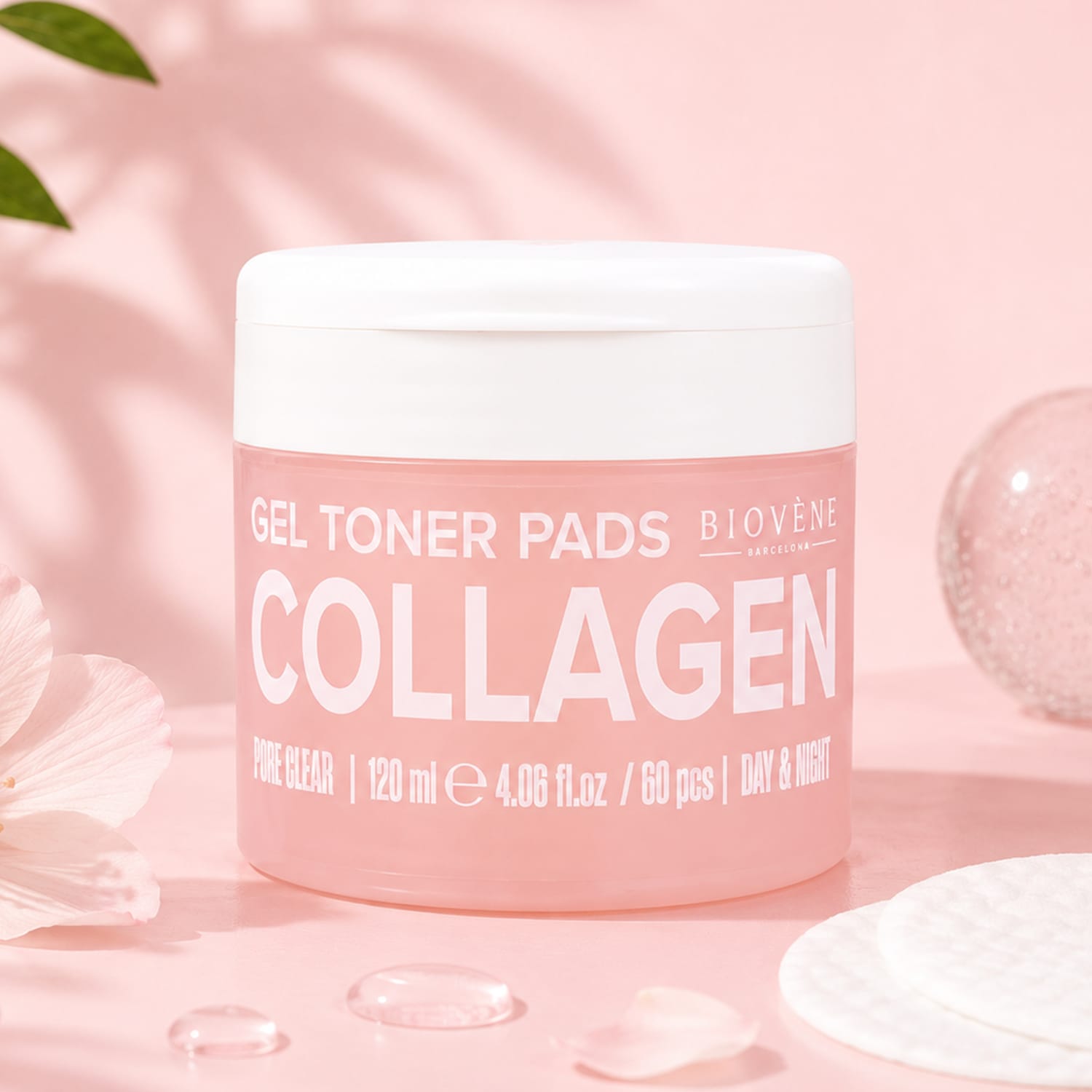 Biovene Collagen Gel Toner Pads 120ml