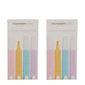 Stationery Store Pastel Highlighters 4 Pack x2