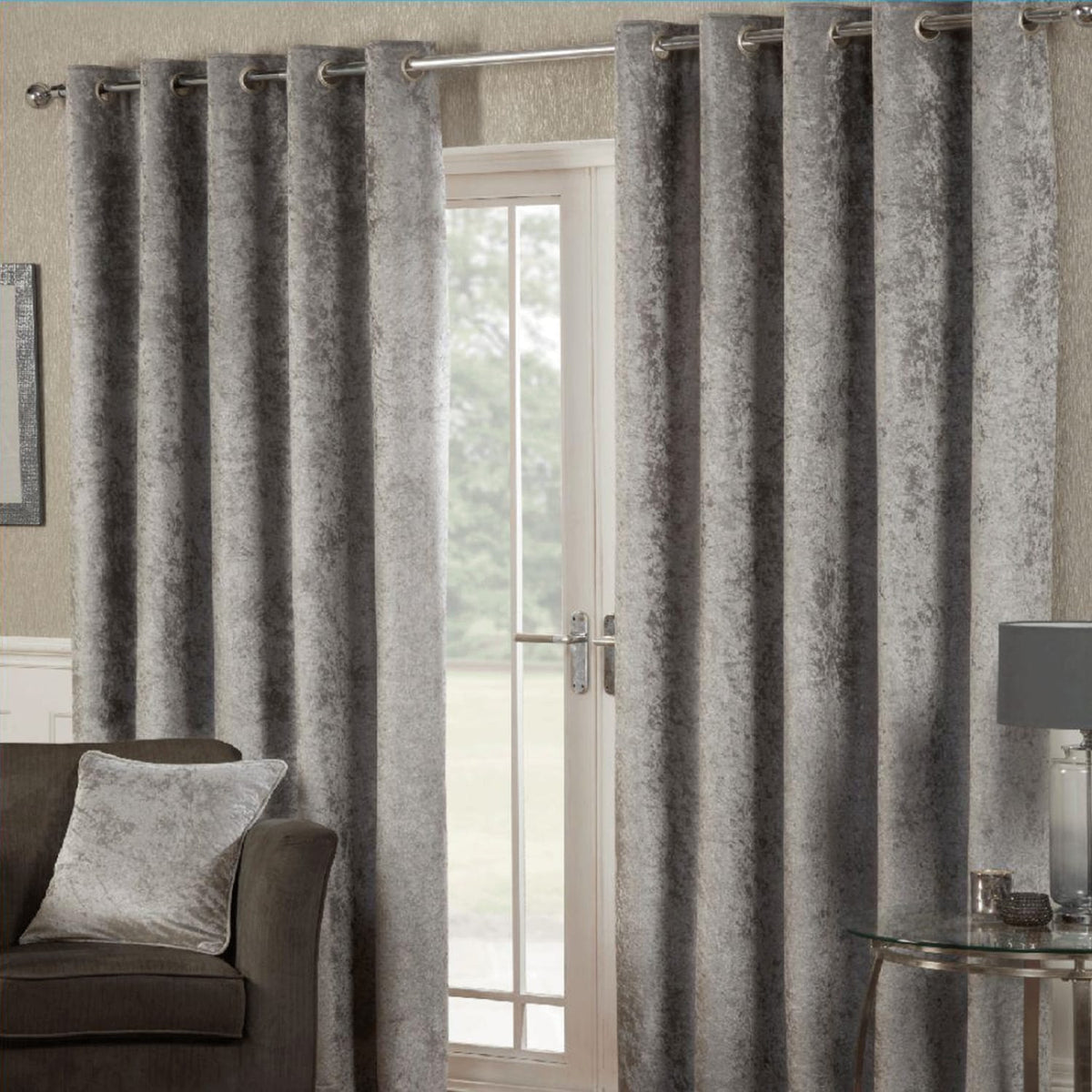 Alan Symonds Velour Fully Lined Curtains, product image 4